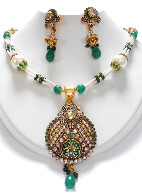 Polki Necklace Set